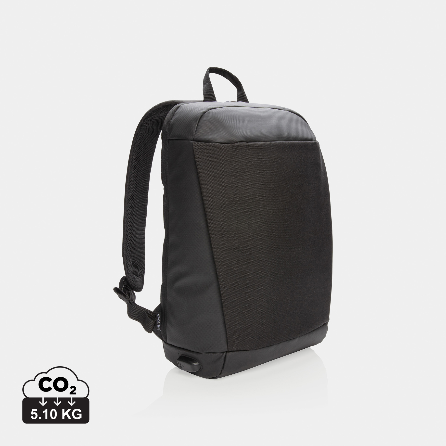Rucsac antifurt pentru laptop Madrid USB, fara PVC