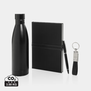 Set cadou business deluxe Swiss Peak RCS cu sticlă