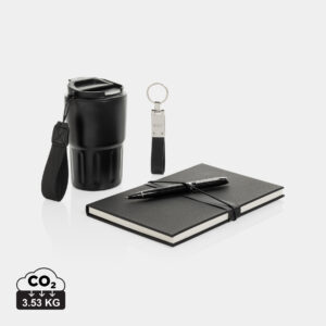 Set cadou business deluxe Swiss Peak RCS cu termos
