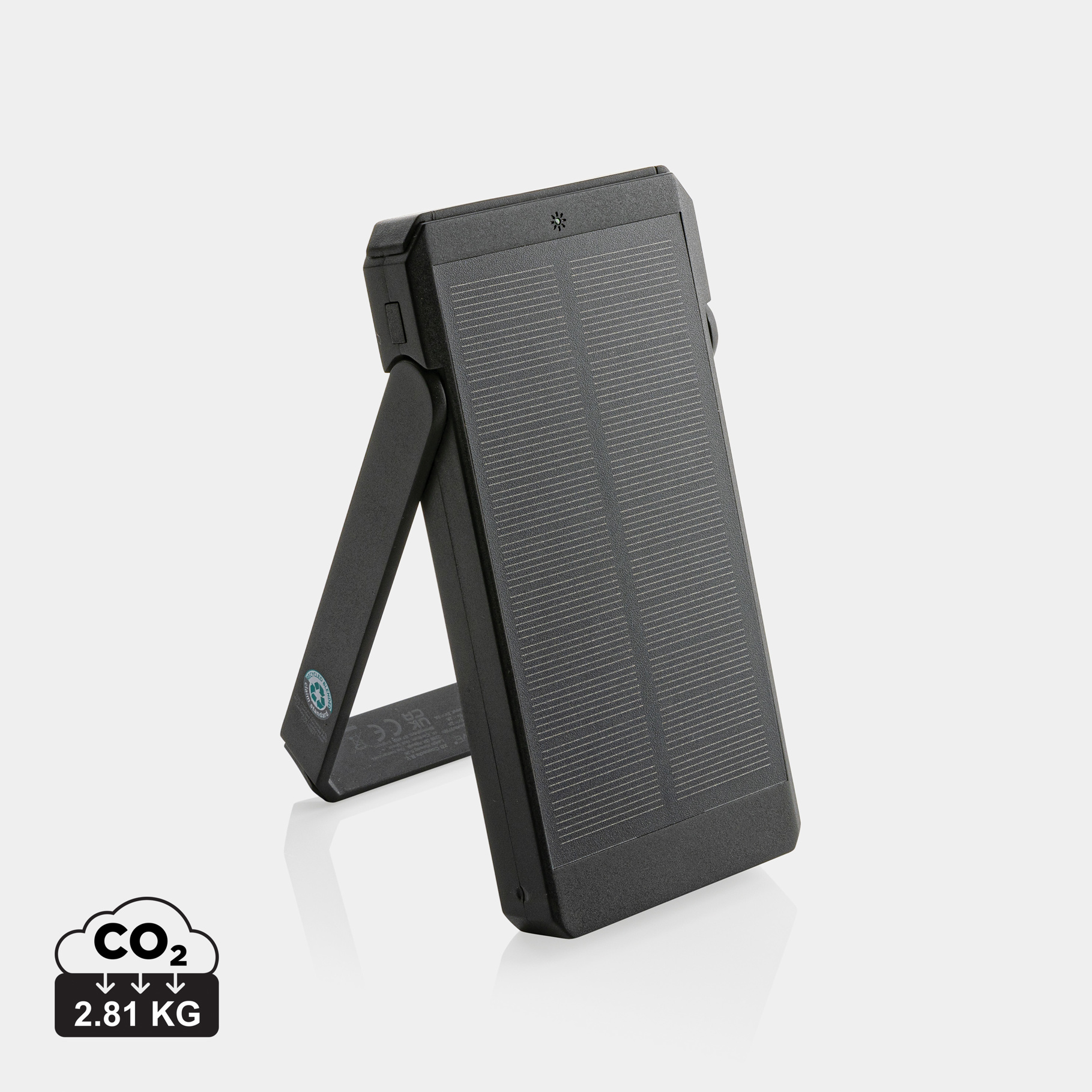 Powerbank solar Skywave 10.000 mAh din plastic reciclat RCS