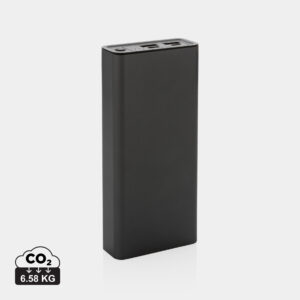 Powerbank Terra 20W de 20.000 mAh din aluminiu reciclat RCS